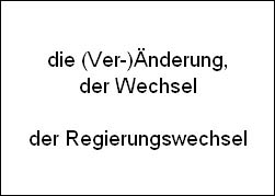 &Auml;nderung